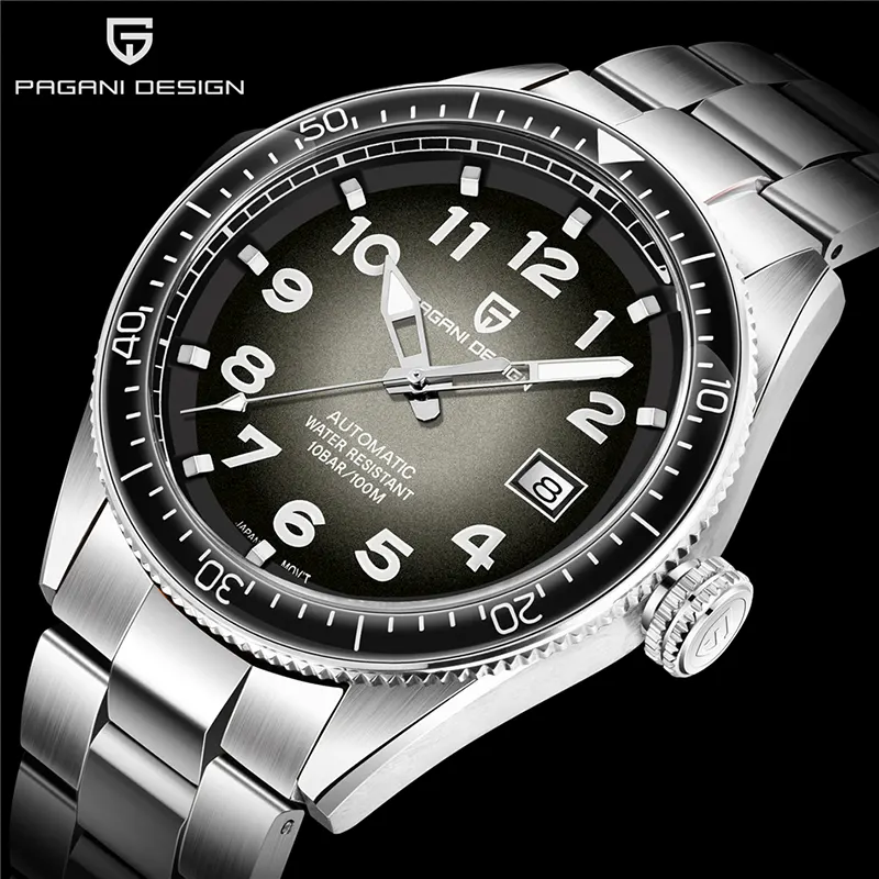 Pagani Design PD-1649 Autavia Grey Dial Men's Watch